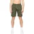 Crosshatch Heren Janscore Elastische Taille Cargo Korte Broek (Diepe olijf)