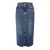 Pieces Denim kokerrok voor dames (Blauwe Denim)