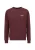 Oldskull Sweatshirt ‘Basic Osk’  bordeaux / wit