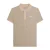 Lambretta Heren Geometrische Cirkel Grote & Lange Polo Shirt (Stone)