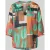milano italy Regular fit blouse met 3/4-mouwen