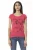 Rock T-shirt Bloemmotief Korte Mouw