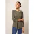 White Stuff Angelise Top Button Through Grey Multi
