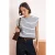 TRENDYOLMİLLA Dames Donkerblauw Effen Mouwloos Regular fit T-shirts