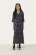 Jurk Regular fit Navy Foil Print navy