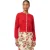 Scotch & Soda Crew Neck Cardigan Poinsettia Floral
