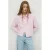 MANGO TEEN gestreepte blouse – roze