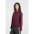 America Today gestreepte top rood