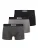 BOSS Boxershorts ‘ONE’  stone grey / zwart / wit