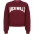 Jack Wills Dames/Dames Varsity Sweatshirt met ronde hals (Bourgondië)