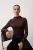 TRENDYOLMİLLA Dames Bruin Effen Lang Getailleerd Blouses