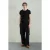 Brede Pijpen Textuur Pull-On Broek