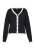 DreiMaster Klassik Gebreid vest  navy / wit