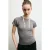 Slim fit T-shirt met ronde hals