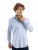 7Camicie Zakelijk overhemd ‘Vesuvio Iconic Satin Man Shirt Light Blue’  lichtblauw