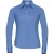Russell Collection Dames/Dames Poplin Easy-Care Getailleerd overhemd met lange mouwen (Bedrijfsblauw)