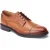 Base London Magnus Leren Herenschoenen In Verbrand Bruin Oxford-Stijl