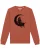 Watapparel Sweatshirt ‘ Pizza for life ‘  lichtbruin / geel / bloedrood / zwart