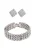 faina Sieraden set  zilver / transparant
