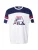 FILA Functioneel shirt ‘LONDERZEEL’  donkerblauw / rood / wit
