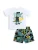 Denokids Set  groen / zwart / wit