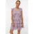 VERO MODA mini jurk met ruches – lila