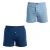 Verpakking van 2 Essentiële Katoenen Heren Boxershorts met Elastische Tailleband A0100
