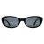 Saint Laurent Cat Eye Vrouwen Glimmend Zwart Grijs SL 822