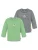 normani Shirt ‘Taupo’  donkergrijs / grijs gemêleerd / lichtgroen / wit
