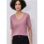 Street One Dames Basic Shirt in Roze