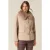 Oltre Short Coat With Furry Collar Beige