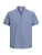 JJ Rebel Overhemd ‘JREBMOSS SUNNY RESORT’  blauw denim