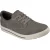 Skechers Arch Fit Solano 2.0 Rey Leren Heren Grijze Veterschoenen