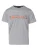 KOROSHI Shirt  stone grey / donkeroranje / zwart / wit