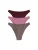 The Set Bikinibroek  taupe / rosa / wijnrood