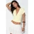 Aansluitende Korte Blouse Met Strikdetail