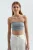 Strapless Basis Crop Top