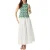 Vero Moda Damesblouse met kanten rand, ronde hals en zonder mouwen (Berk)