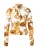 Versace Jeans Couture Blouse  chocoladebruin / goudgeel / mandarijn / wit