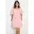 LOLALIZA broderie zomerjurk – zalm
