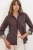 Overmaatse Gepunte Dots Geweven Shirt