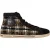 Dolce & Gabbana Heren Beige Bruine Wol Katoen Hoge Sneakers