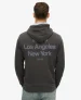 Superdry Mannen Core City Hoodie met Logo Zwart