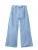 MANGO Bandplooi jeans ‘Ibiza’  blauw denim
