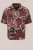 WE Fashion – Heren regular fit overhemd met dessin – Relaxed Fit – Saffraan rood – Katoen –