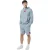 Hugo Heren Pullover Hoodie Katoenmix (Blauw)