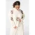 MS Mode gebloemde sweater ecru