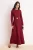 Dames maxi-jurk met platte bovenkant en hijab-model