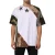 Dolce & Gabbana Witte Camouflage Patchwork Heren Katoenen T-shirt