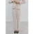 Mango slim regular waist broek ecru